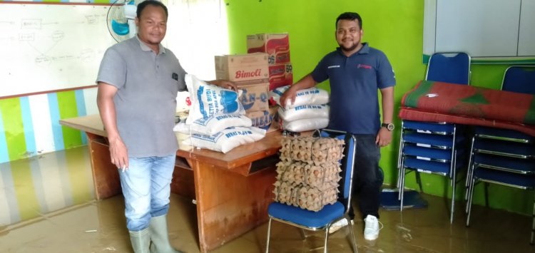 PTPN I Bantu Warga Terdampak Banjir di Indra Makmue