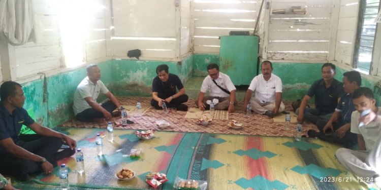 PTPN 1 Aceh Kebun Pulau Tiga dan Program TJSL PTPN1 Menyalurkan Bantuan Pembangunan Mesjid Desa Tanjung Genteng