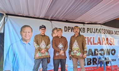 Keluarga Besar Pujakesuma Gelar Silaturahmi Akbar se-Aceh Serta Deklarasi Pemenangan Probowo - Gibran