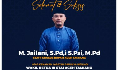 Selamat Atas Dilantiknya 8  Pimpinan Akademik Sekolah tinggi  Agama Islam Aceh Tamiang Periode 2023-2027